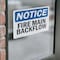 Signmission Fire Main Backflow OSHA Notice Sign, Vinyl Decal, 10in W x 7in L, 2PK OS-2PACK-NS-D-710-L-12618 - alternate 5